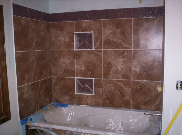 Bathroom Remodel - Princeton IL Contractor - ceramic tile installation