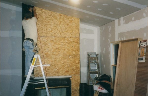 Family Room Addition Under Construction